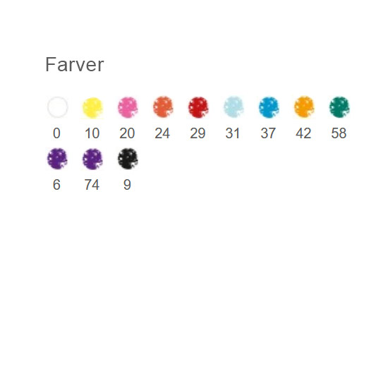 12 pastelfarver