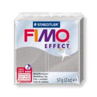 FIMO Effect Pear Sølv Ler 8020-817