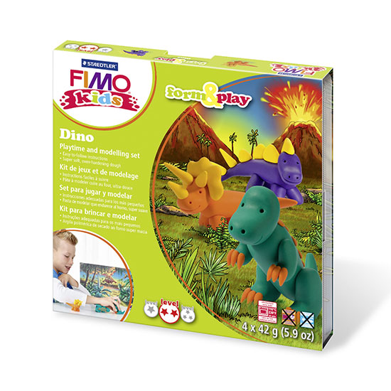 FIMO kids Dino Form and Play sæt