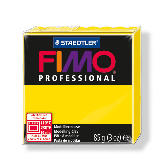 fimo professional primær gul ler 8004-100