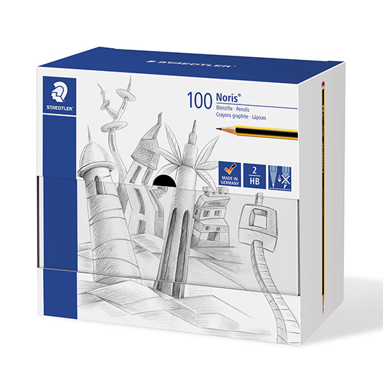 Staedtler Noris 120HBCA1 P - 100 Stk Blyanter HB